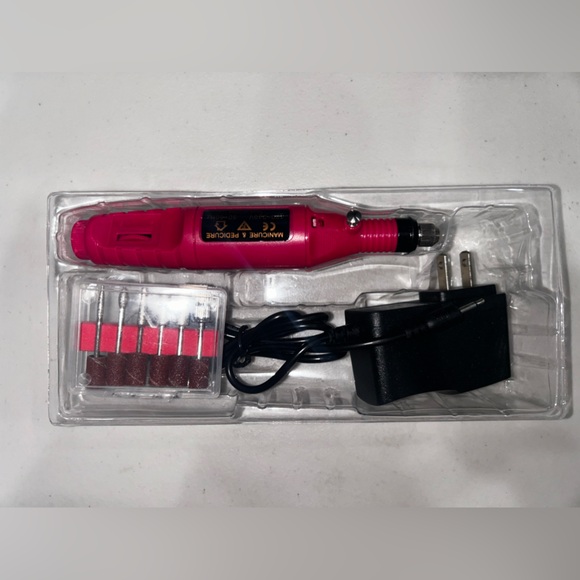 Electric Nail Drill Set in Pink - Picture 2 of 4